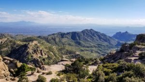 Photo of Mt. Lemmon, looking toward Tucson.